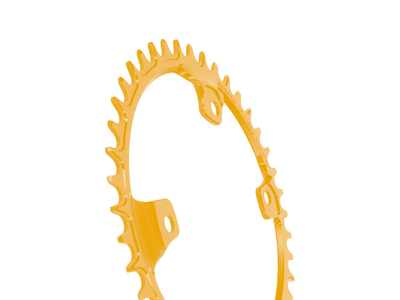 GARBARUK Kettenblatt rund 1-fach narrow-wide LK 110 mm Shimano GRX asymmetrisch gold 42 Zhne