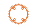 GARBARUK Chainring Melon oval 1-fach narrow-wide BCD 110 mm Shimano GRX asymmetric orange 38 Teeth
