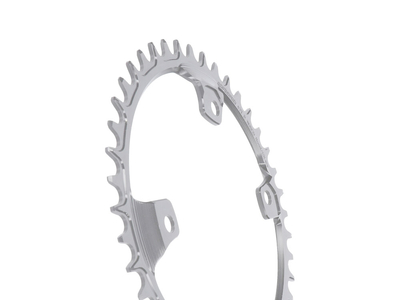 GARBARUK Kettenblatt rund 1-fach narrow-wide LK 110 mm Shimano GRX asymmetrisch silber 38 Zhne