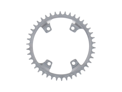 GARBARUK Kettenblatt rund 1-fach narrow-wide LK 110 mm Shimano GRX asymmetrisch silber 50 Zähne