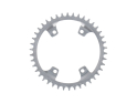 GARBARUK Kettenblatt rund 1-fach narrow-wide LK 110 mm Shimano GRX asymmetrisch silber 50 Zähne