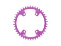 GARBARUK Kettenblatt rund 1-fach narrow-wide LK 110 mm Shimano GRX asymmetrisch lila 38 Zähne