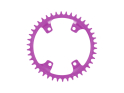GARBARUK Kettenblatt rund 1-fach narrow-wide LK 110 mm Shimano GRX asymmetrisch lila 42 Zähne