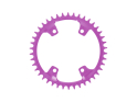 GARBARUK Kettenblatt rund 1-fach narrow-wide LK 110 mm Shimano GRX asymmetrisch lila 50 Zähne