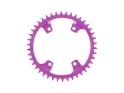 GARBARUK Kettenblatt rund 1-fach narrow-wide LK 110 mm Shimano GRX asymmetrisch lila 52 Zähne