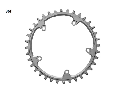 ABSOLUTE BLACK Chainring E-Bike Super Steel | 10/11/12-speed for AB Spider
