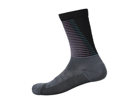 SHIMANO Socken S-Phyre MerinoTall | gray / pink