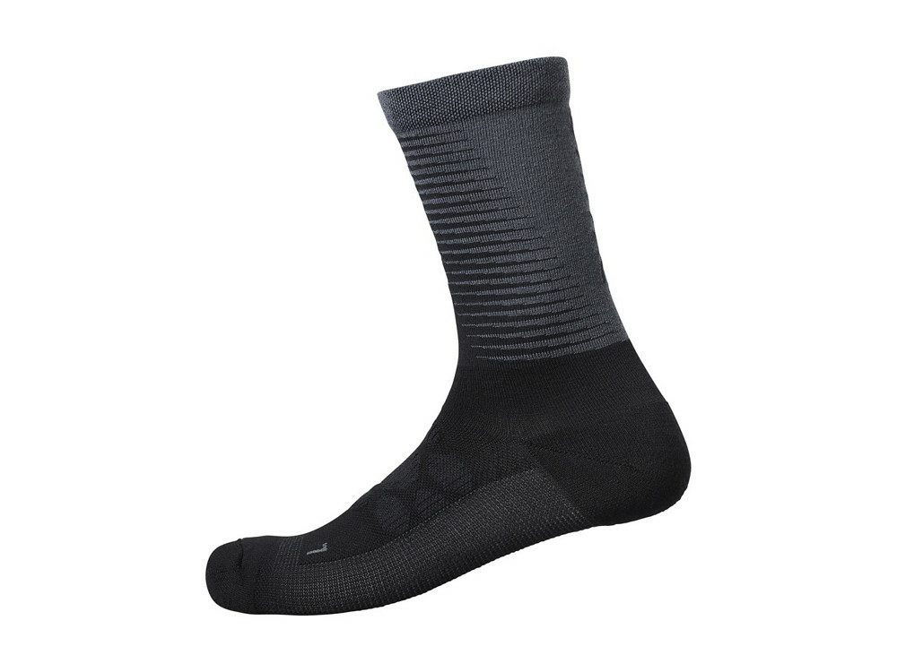 SHIMANO Socks S-Phyre MerinoTall | gray/black, 19,50