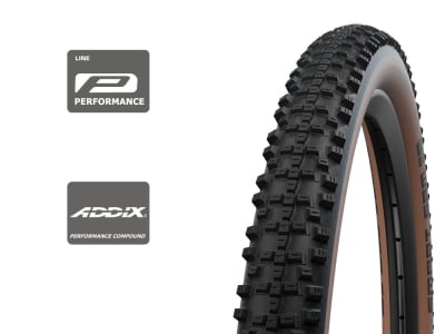SCHWALBE Tire Smart Sam 27,5 x 2,60 ADDIX Performance RaceGuard DD Bronze-Skin