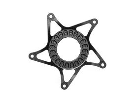 ABSOLUTE BLACK E-Bike Chainring Spider for Shimano Steps...