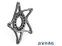 ABSOLUTE BLACK E-Bike Kettenblatt Spider für Bosch Gen 3 Boost 50 mm | titanium