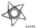 ABSOLUTE BLACK E-Bike Kettenblatt Spider für Bosch Gen 3 Boost 50 mm | titanium