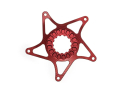 ABSOLUTE BLACK E-Bike Chainring Spider for Bosch Gen 3 Boost 52 mm | red