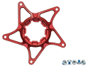 ABSOLUTE BLACK E-Bike Chainring Spider for Specialized Brose Boost 53 mm | red