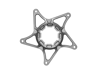 ABSOLUTE BLACK E-Bike Chainring Spider for Specialized Brose Boost 53 mm | titanium