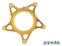 ABSOLUTE BLACK E-Bike Chainring Spider for Specialized SL 1.1 MTB | gold