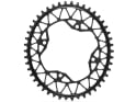 ABSOLUTE BLACK Kettenblatt oval Beach Racing 1-fach 104 4 Loch | schwarz 46 Zähne