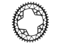 ABSOLUTE BLACK Kettenblatt oval Beach Racing 1-fach 94 4 Loch | schwarz 46 Zähne