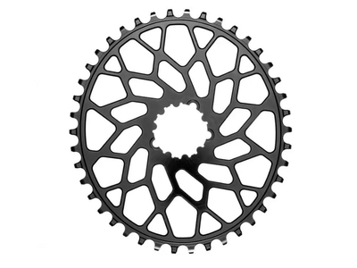 ABSOLUTE BLACK Chainring Direct Mount oval Beach Racing SRAM | black