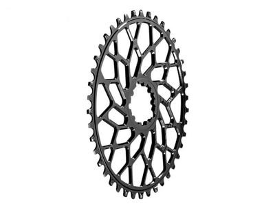 ABSOLUTE BLACK Kettenblatt Direct Mount oval Beach Racing SRAM | schwarz 46 Zhne