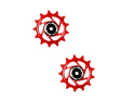 HOPE Schaltwerkröllchen Set Jockey Wheels 13 Zähne für Shimano MTB 12-fach | rot