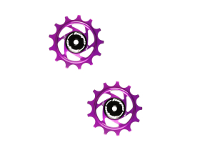 HOPE 13 Tooth Jockey Wheels for Shimano 12-speed | purple