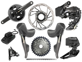 SRAM Force AXS Wide Road Disc HRD Flat Mount Rennrad...