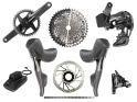 SRAM Force XPLR AXS Wide Disc HRD Flat Mount Gravel Gruppe 1x12 165 mm SRAM XPLR XG-1251 | 10-44 Zähne ohne Bremsscheiben SRAM DUB Wide | BSA 68 mm