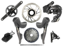 SRAM Force AXS Wide Road Disc HRD Flat Mount Rennrad Gruppe 1x12 | 40 Zähne 172,5 mm 10 - 28 Zähne Paceline Rotor 160 mm | Center Lock (vorn und hinten) ohne Innenlager