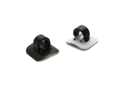 JAGWIRE Bremsleitungshalter Aluminium 4 Stck | schwarz