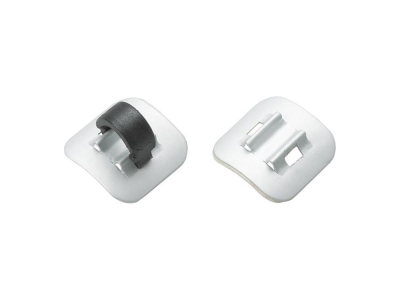 JAGWIRE Cable Guides Stick On Aluminium 4 Pcs. silver