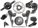 SRAM Force AXS Wide Road Disc HRD Flat Mount Rennrad Gruppe 2x12 | 43-30 Zähne 170 mm 10 - 28 Zähne Paceline Rotor 160 mm | Center Lock (vorn und hinten) ohne Innenlager