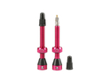 TUBOLIGHT Tubeless Valve Set Universal Aluminum | 50 mm | pink