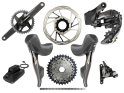 SRAM Force AXS Road Disc HRD Flat Mount Road Group 1x12 | Quarq Powermeter Crank | 40 Teeth 170 mm 10 - 30 Teeth Paceline XR Rotor 160 mm | Center Lock (front and rear) SRAM DUB | PressFit30