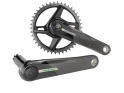 SRAM Force AXS Wide Road Disc HRD Flat Mount Road Group 1x12 | Quarq Powermeter Crank | 40 Teeth 170 mm 10 - 30 Teeth without Disc Brake Rotors without Bottom Bracket
