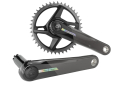 SRAM Force AXS Wide Road Disc HRD Flat Mount Road Group 1x12 | Quarq Powermeter Crank | 40 Teeth 175 mm 10 - 33 Teeth without Disc Brake Rotors without Bottom Bracket