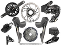 SRAM Force AXS Road Disc HRD Flat Mount Rennrad Gruppe 2x12 | Quarq Powermeter Kurbel | 46-33 Zähne 172,5 mm 10 - 36 Zähne Paceline Rotor 160 mm | Center Lock (vorn und hinten) ohne Innenlager