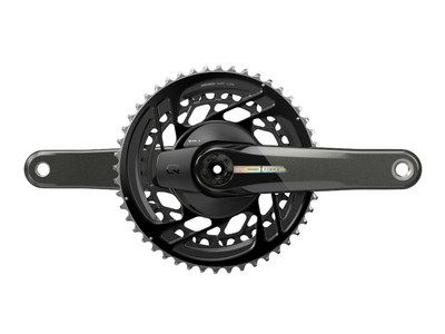 SRAM Force AXS Road Disc HRD Flat Mount Road Group 2x12 | Quarq Powermeter Crank | 46-33 Teeth 175 mm 10 - 36 Teeth without Disc Brake Rotors SRAM DUB | PressFit30