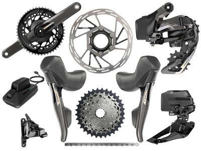 SRAM Force AXS Road Disc HRD Flat Mount Road Group 2x12 |...