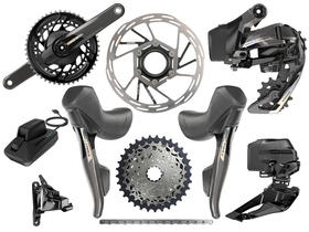 SRAM Force AXS Road Disc HRD Flat Mount Rennrad Gruppe...