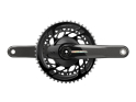 SRAM Force AXS Road Disc HRD Flat Mount Road Group 2x12 | Quarq Powermeter Crank | 48-35 Teeth 170 mm 10 - 33 Teeth Paceline XR Rotor 160 mm | Center Lock (front and rear) without Bottom Bracket