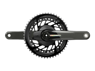 SRAM Force AXS Road Disc HRD Flat Mount Rennrad Gruppe 2x12 | Quarq Powermeter Kurbel | 50-37 Zhne 172,5 mm 10 - 36 Zhne Paceline Rotor 160 mm | Center Lock (vorn und hinten) SRAM DUB | BSA 68 mm | 73 mm