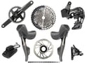 SRAM Force XPLR AXS Wide Disc HRD Flat Mount Gravel Group 1x12 | Quarq Powermeter Crank