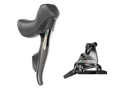 SRAM Force XPLR AXS Wide Disc HRD Flat Mount Gravel Gruppe 1x12 | Quarq Powermeter Kurbel 167,5 mm SRAM XPLR XG-1251 | 10-44 Zhne ohne Bremsscheiben SRAM DUB Wide | BSA 68 mm