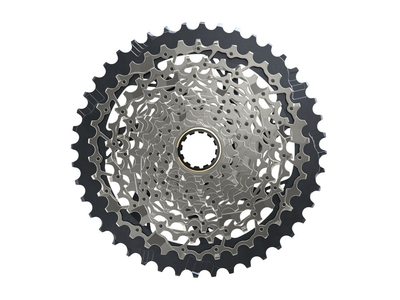 SRAM Force XPLR AXS Wide Disc HRD Flat Mount Gravel Gruppe 1x12 | Quarq Powermeter Kurbel 175 mm SRAM XPLR XG-1251 | 10-44 Zhne ohne Bremsscheiben SRAM DUB Wide | PressFit PF41 BB86 Road