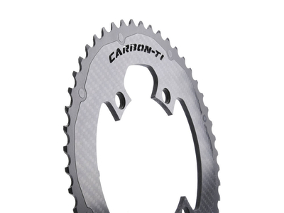 CARBON-TI Chainring X-CarboRing EVO BCD 110 asymmetric 4 arms | Outer Ring 52 Teeth