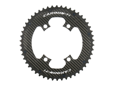 CARBON-TI Chainring X-CarboRing EVO BCD 110 asymmetric 4 arms | Outer Ring 54 Teeth