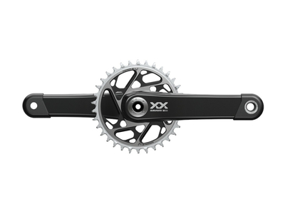SRAM XX SL Eagle DUB Crank | 55 mm Chainline 168 mm Q-Faktor | black 170 mm