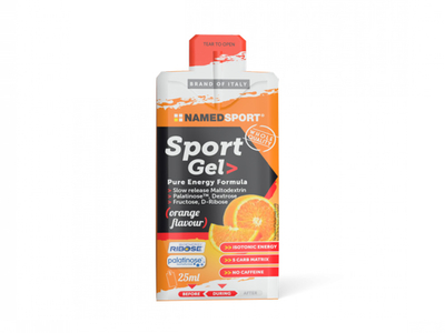 NAMEDSPORT Energiegel Energie Sport Gel Orange | 25 ml Beutel