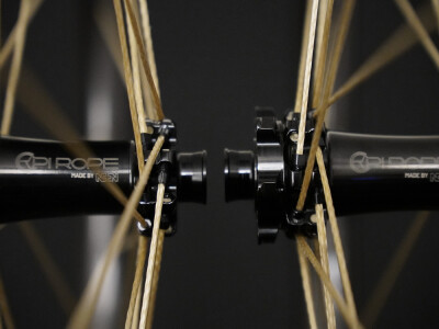 PI ROPE Laufradsatz 29 Light 6-Loch Bike Ahead Two Six | Golden Shine 12- fach Shimano Micro Spline